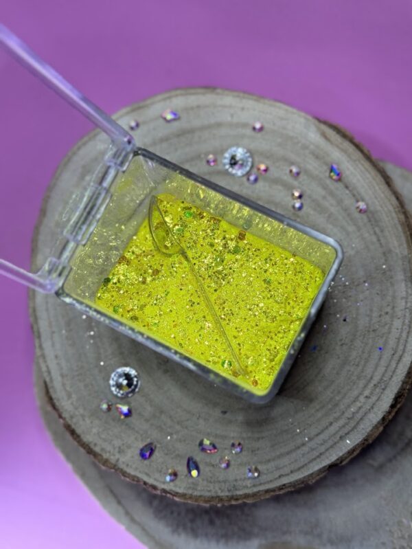 Mix Glitter Con Escarcha Amarillo