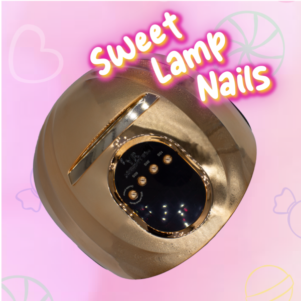 Sweet Lamp Nails en Golden