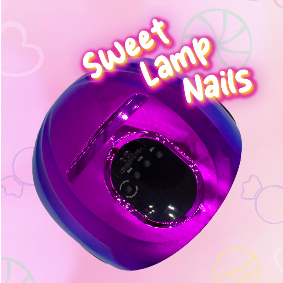 Sweet Lamp Nails en Purple