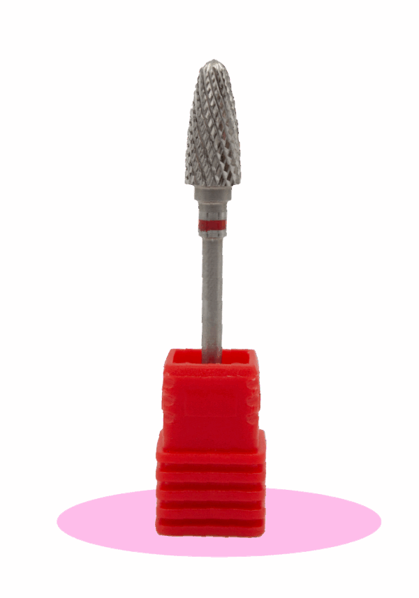 Fresa Carburo de Tungsteno Roja
